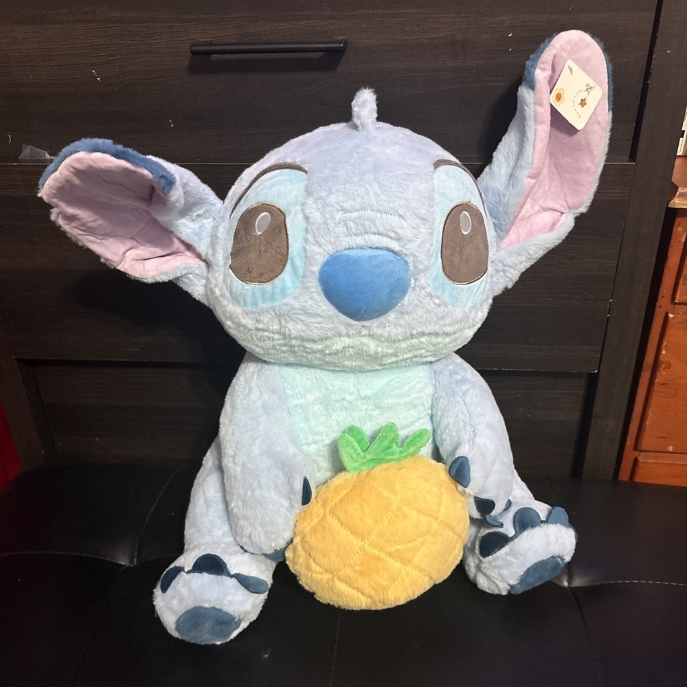 New Stitch Plush with Pineapple from Lilo & Stitch Feed‎ Me Series 20" Blue